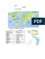 Geografia 7º Ano Países e Capitais