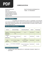 Curriculum Vitae: Career Objective