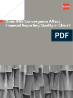 Effect IFRS on Financial Reporting Quality in China_LEE WALKER ZENG_2013