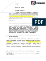 Articulo Academico, Responsabilidad Penal en Los Menores