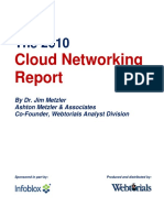 Infoblox Whitepaper 2010 Cloud Networking Report