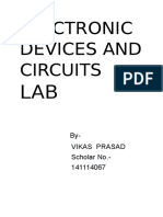 Electronic Devices and Circuit Lab