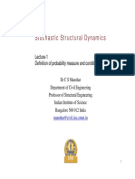 Stochastic Structural Dynamics: Lecture-1 Definition of Probability Measure and Conditional Probability