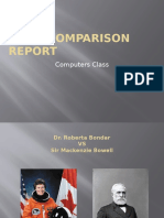 Exam Comparison Report