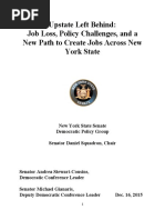 Download Upstate Left Behind Job Loss Policy Challenges and a New Path to Create Jobs Across New York State by New York State Senate Democratic Conference SN293359176 doc pdf
