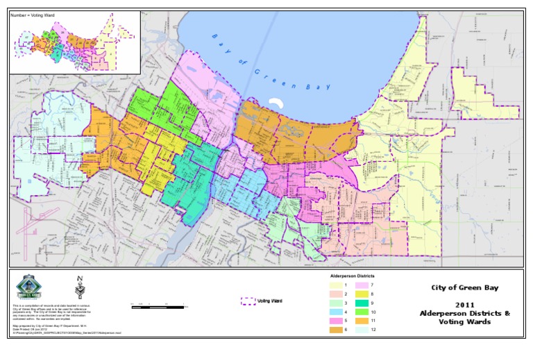 Map of Districts and Wards PDF - 1