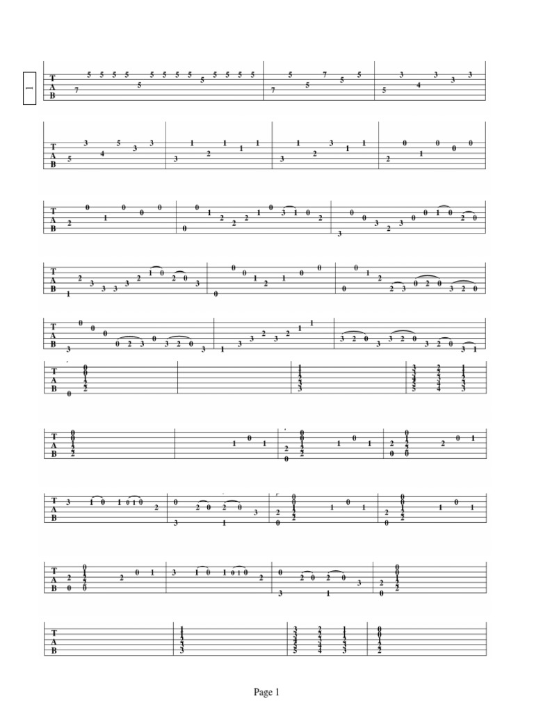 10 Flamenco Tabs Entertainment (General) Jazz Music