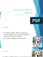 Historia de Las TIC en México
