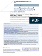 Outcomes of Transplantations