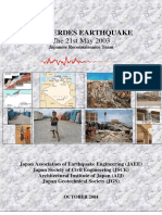 BOUMERDES EARTHQUAKE REPORT