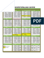 2016 TDFL Draw Final