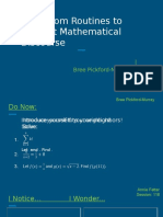 Classroom Routines To Support Mathematical Discourse