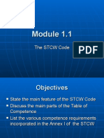 STCWC Code Competence Standards