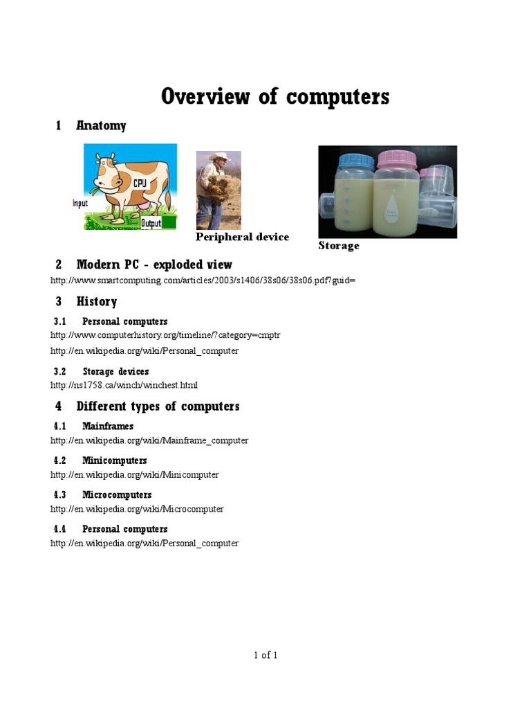 Overview of Computers PEO-2 1429596170765 | PDF | Business | Technology ...