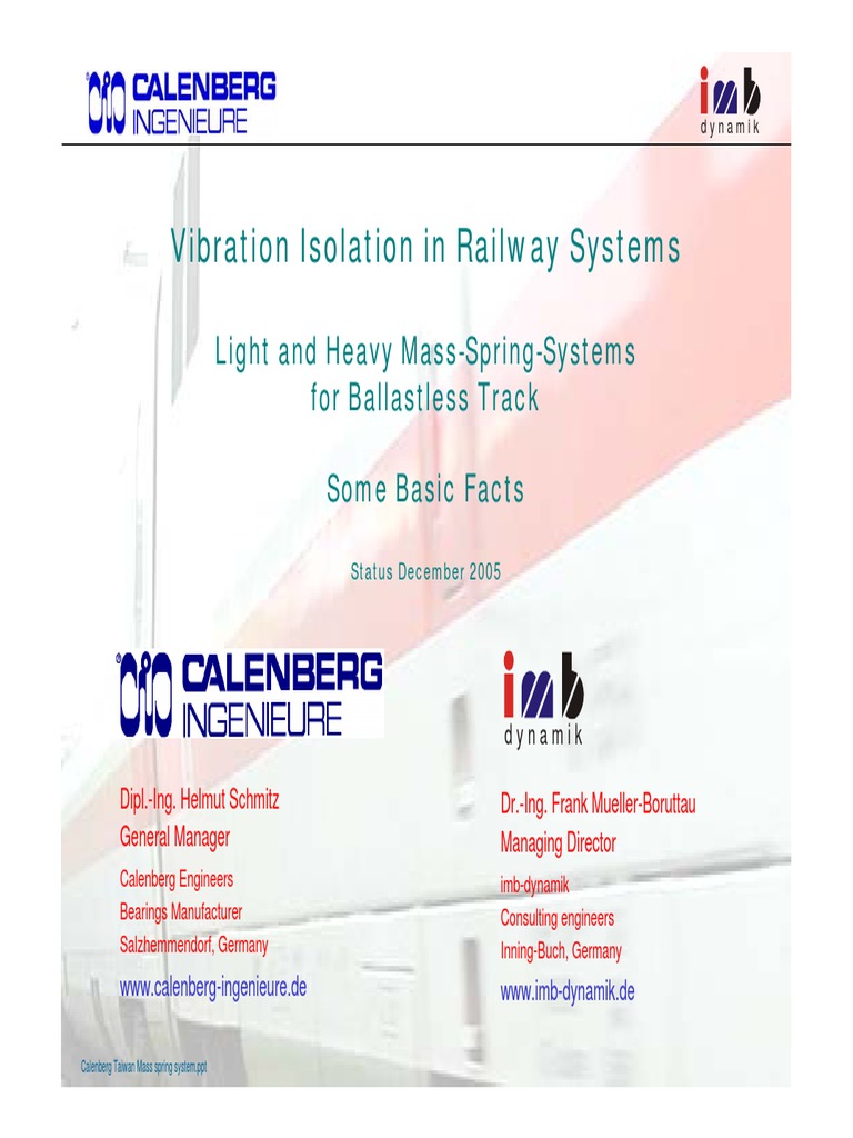An Overview of Light and Heavy MassSpring Systems for Vibration