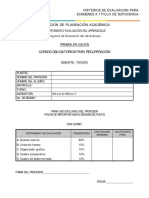 Criterio Para Examen de Historia de México II (1)