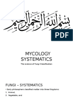 Mycology Systematics - Fungi Classification
