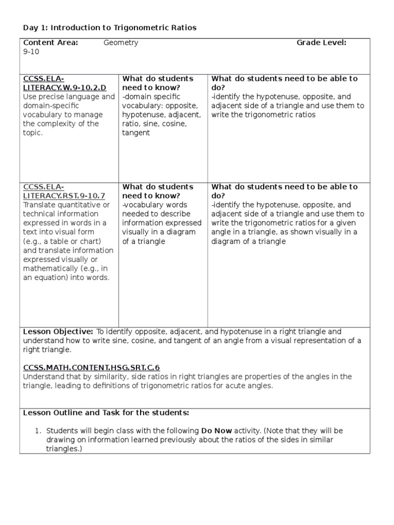 Trigonometric functions essay image