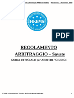 Regolamento Arbitraggio Savate