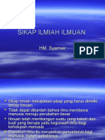 SIKAP ILMIAH ILMUAN