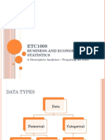 Descriptive Analytics for Business and Economic Data