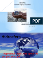 Hidrosfera Si Importanta Ei Economica