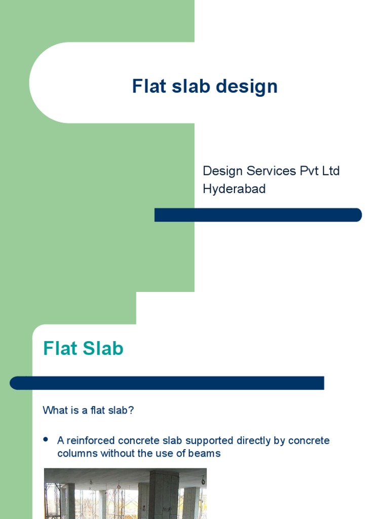 Flat Slab Design and Benefits | PDF
