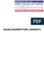 001 Kaalsharp Yog Shanti Astrology