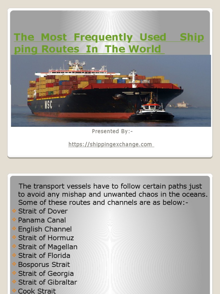 Top Shipping Routes Worldwide | PDF