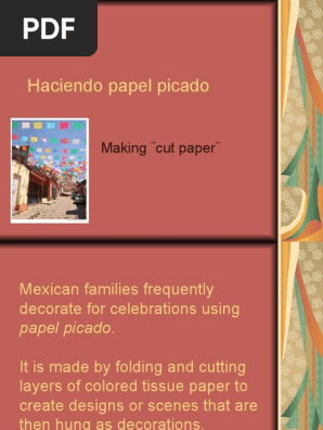 Haciendo papel picado PPT