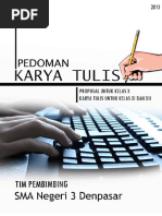 Pedoman Penulisan Karya Tulis-Finalisasi