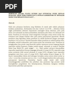 Download Hubungan Antara Status Nutrisi Dan Intensitas Nyeri Dengan Kualitas Tidur Pada Pasien by Yeni Wahyuningsih SN293419212 doc pdf