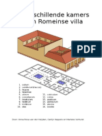 De Verschillende Kamers in Een Romeinse Villa