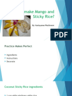 How To Make Mango and Sticky Rice