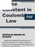 The Constant in Coulomb’s Law