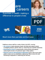 Healthcare science careers: Making a difference