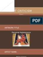 Art Criticism