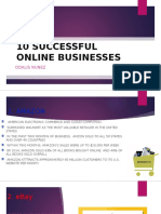 10 Successful Online Businesses o N