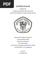 Download Makalah Pajak Sanksi Pajak by Tommy Andryan SN293455378 doc pdf