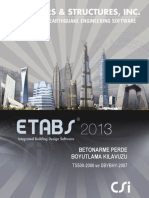 Etabs 2013 Ts500 Betonarme Perde Tasarimi