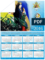 Calendário Paroquial 2016