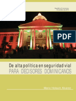 De Alta Politica de Seguridad Vial para Decisores Dominicanos 