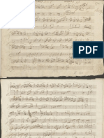 Mozart K 330 Autograph Manuscript