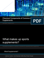 Chemical Components of Common Sports Supplements