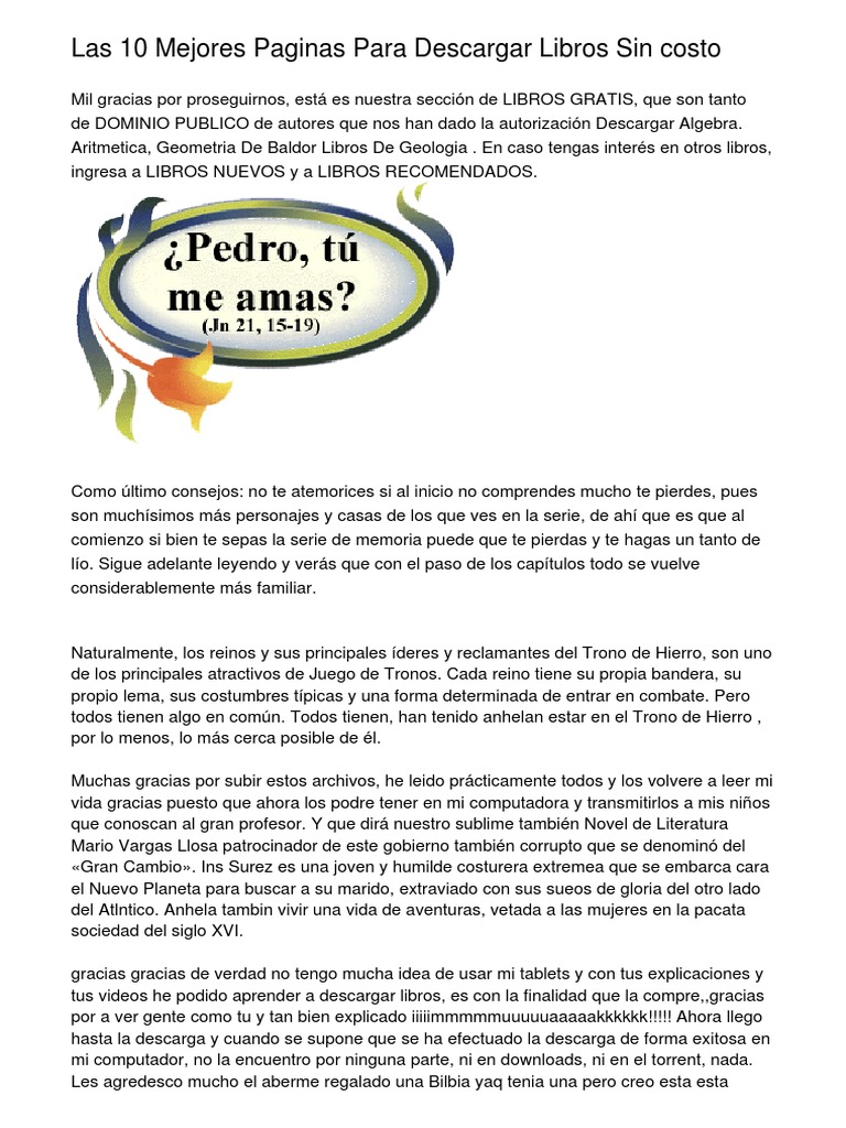 10 mejores paginas para descargar libros