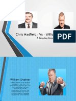 William Shatner Vs Chris Hadfield