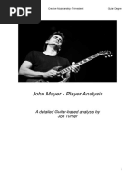 Download John Mayer - Guitar Player Analysis wSong Examples by Joe SN293476648 doc pdf
