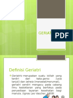 Definisi Dan Kriteria Geriatri