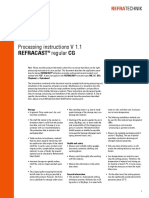 Processing Instructions V 1.1 REFRACAST® Regular CG