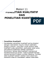 Materi Penelitian Kuantitatif Dan Kualitatif